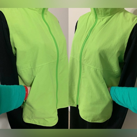 Lime Green Nylon Vest - Picture 12 of 17